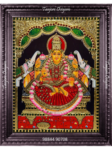 Gajalakshmi Tanjore Painting